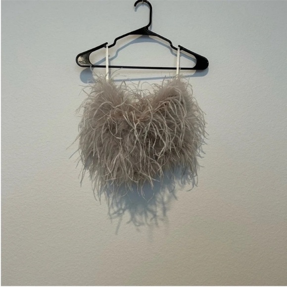 Lamarque Zaina Feather Top Dusty Rose - Picture 5 of 10